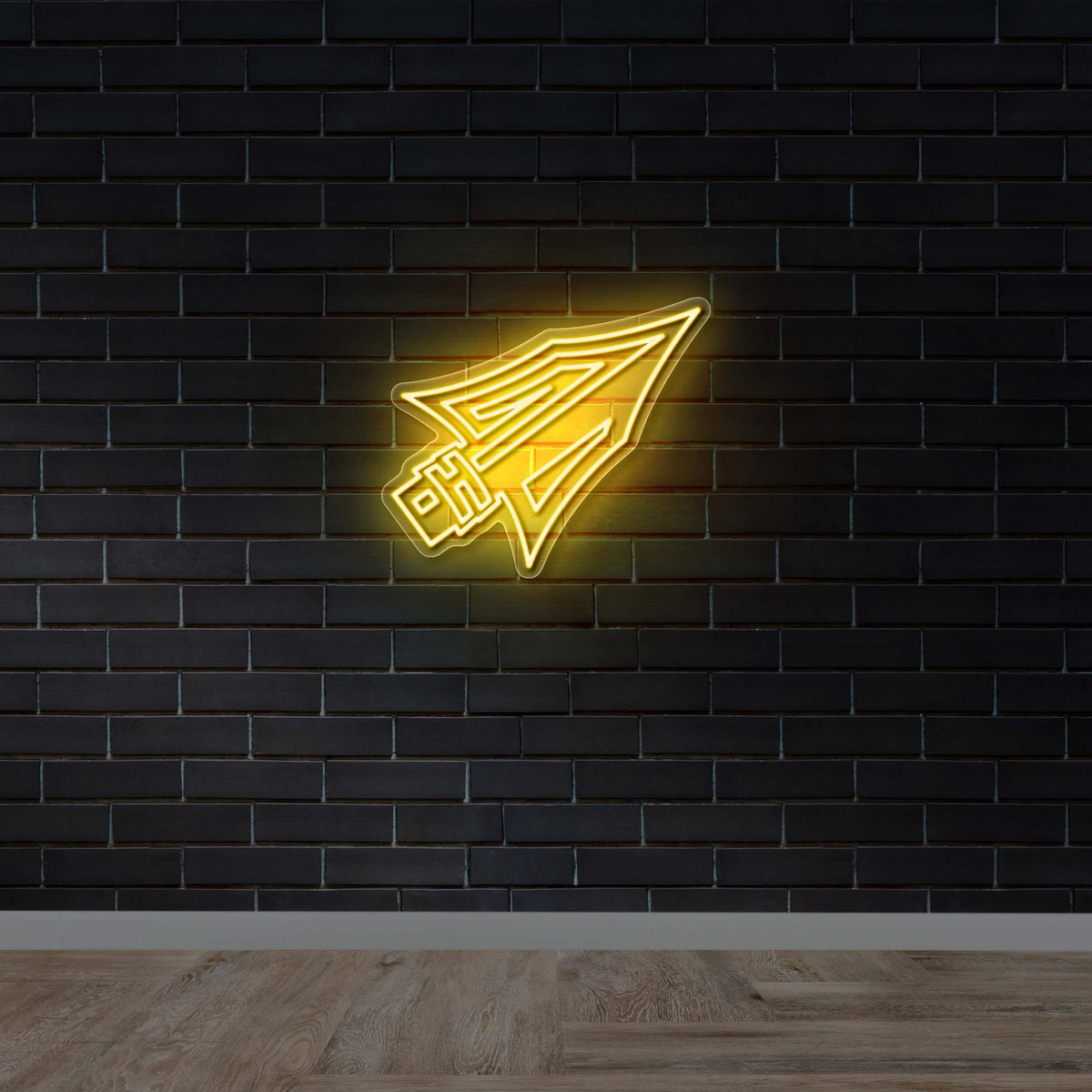 Paper Plane - Premium Neon Artwork