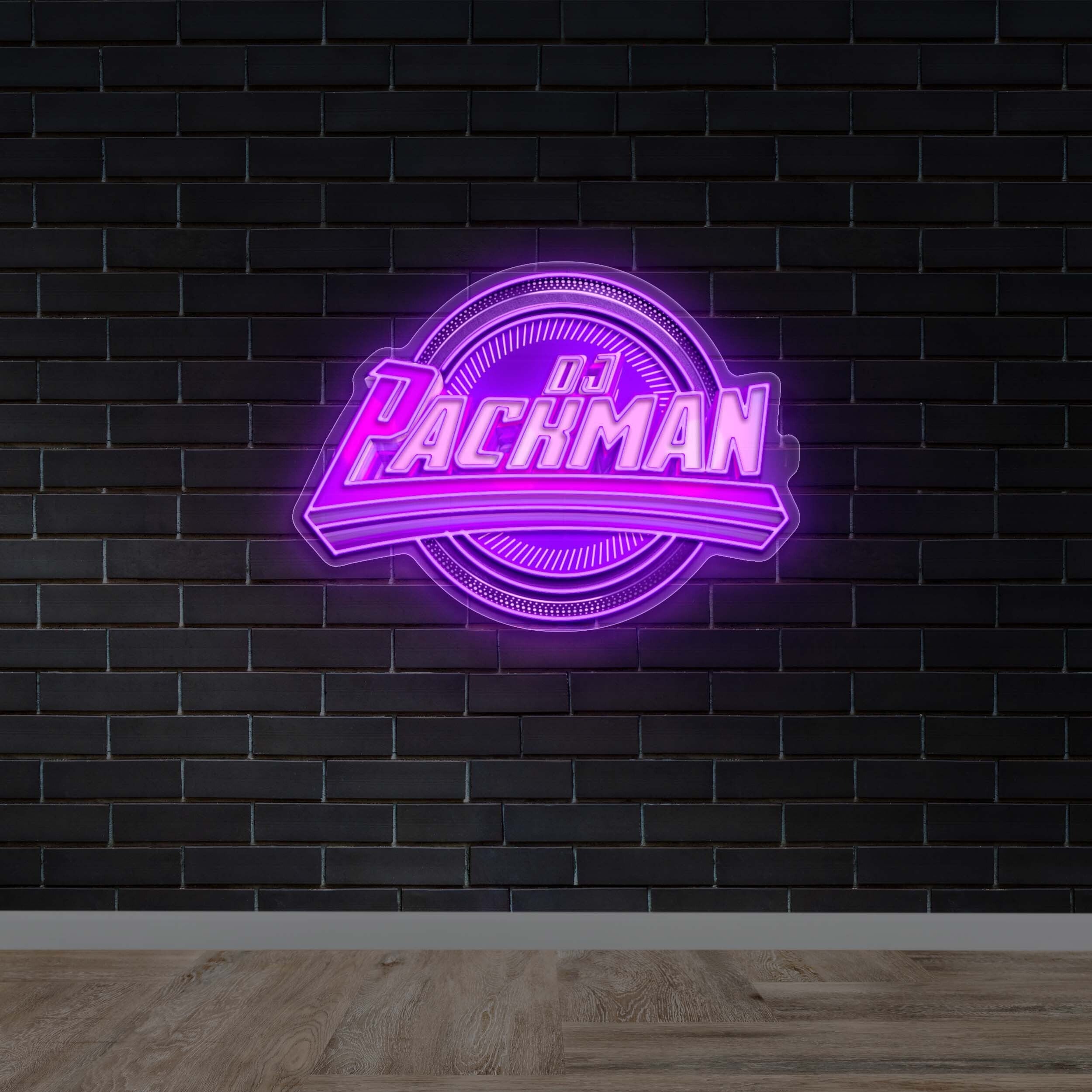 DJ PACKMAN - Premium Neon Artwork
