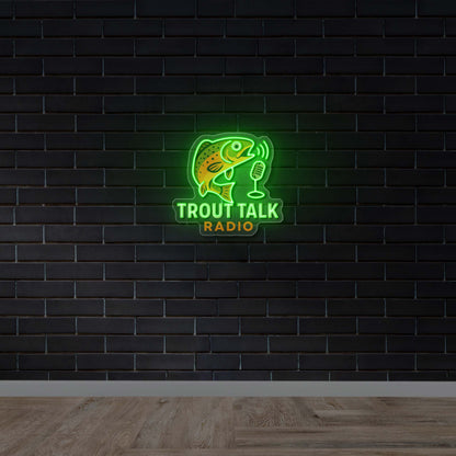 Trout Talk - Premium Neon Artwork