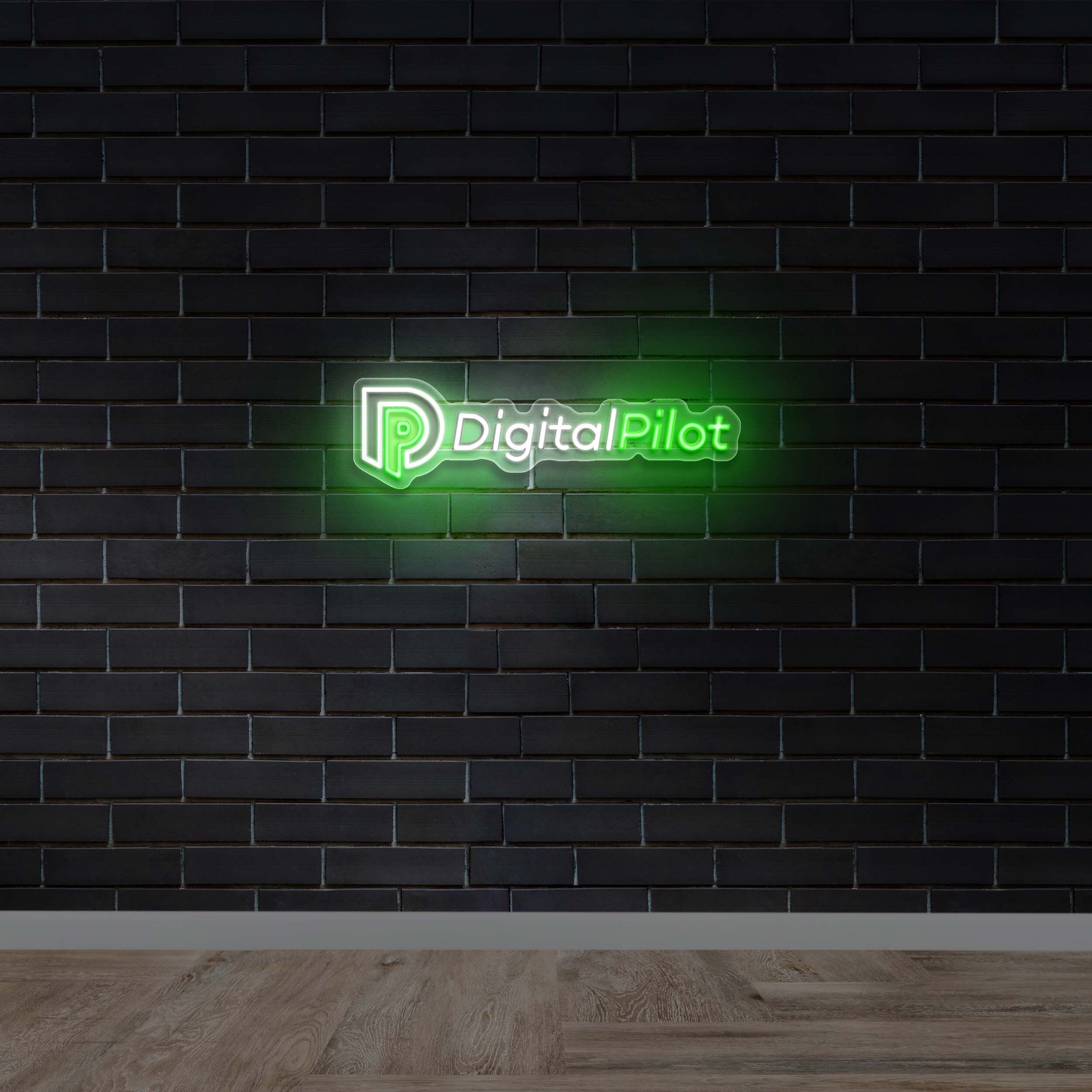 Digital Pilot - Premium Neon Artwork