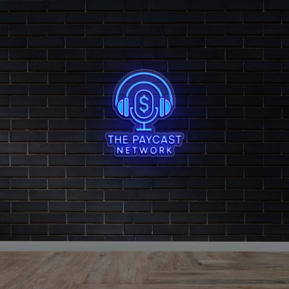 THE PAYCAST NETWORK - Premium Neon Artwork
