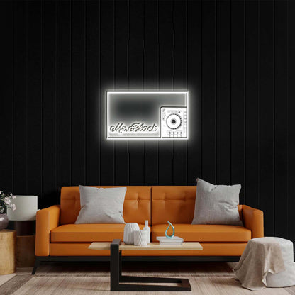 Mr. Black - Premium Neon Artwork