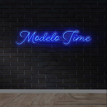 Modelo Time - Premium Neon Artwork
