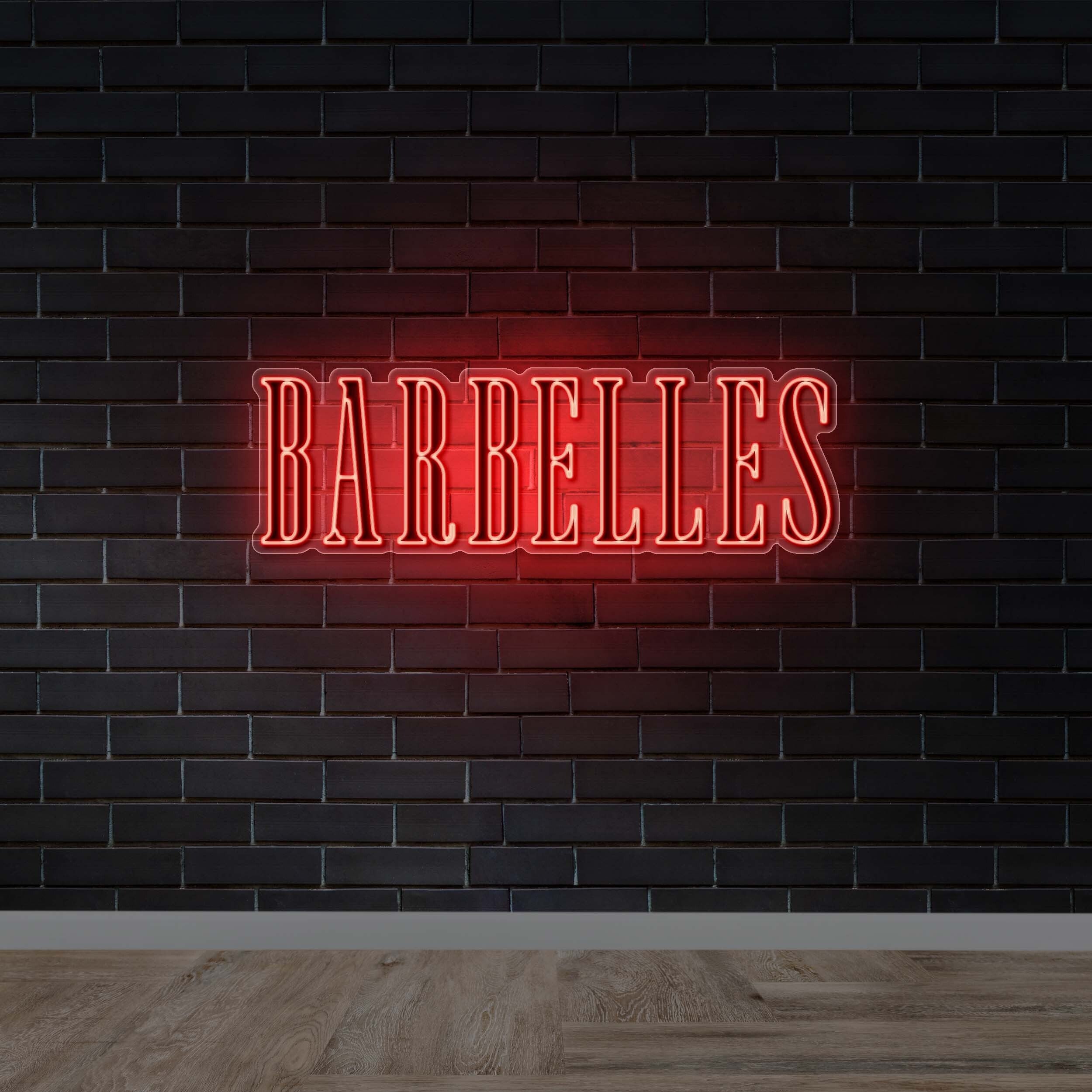BARBELLES - Premium Neon Artwork
