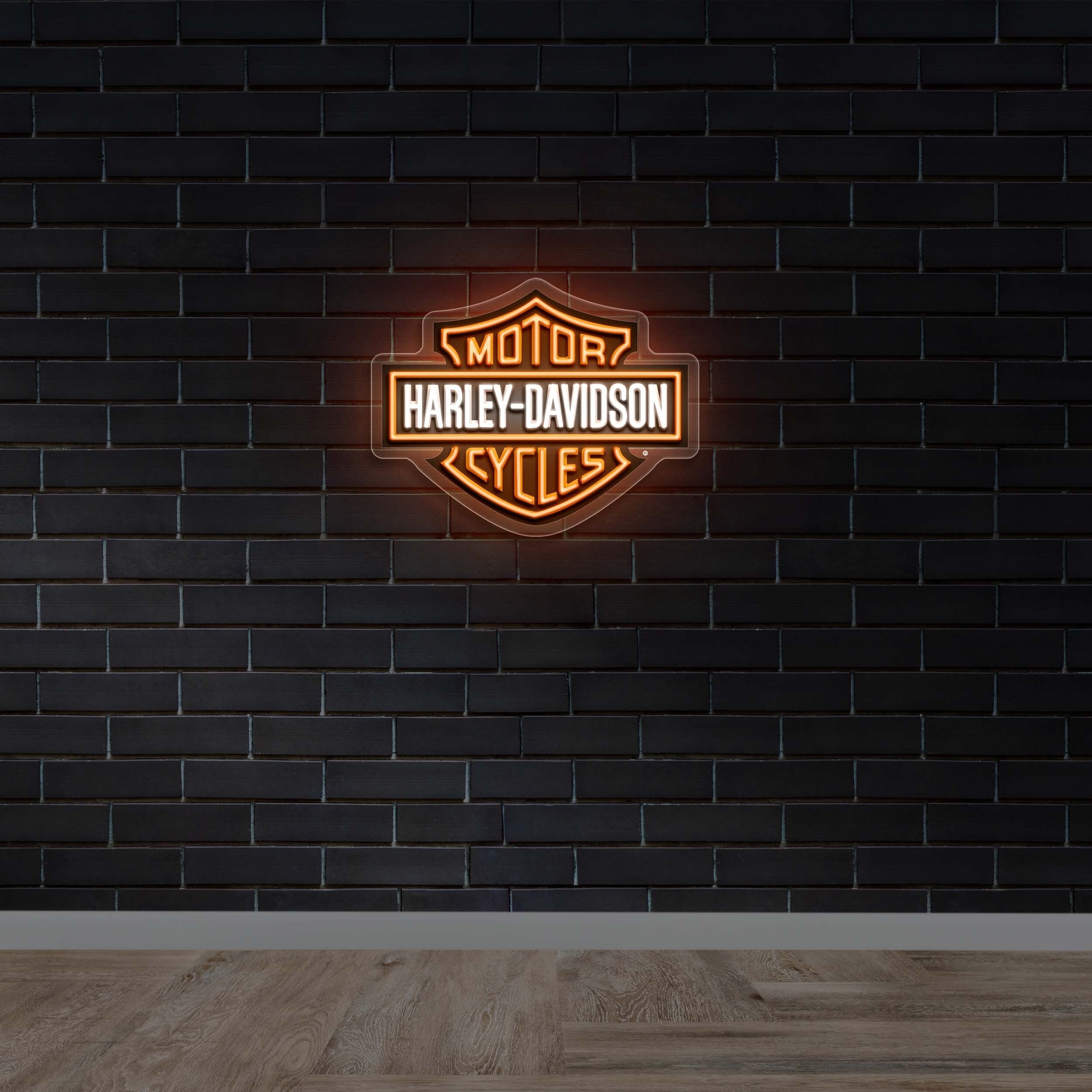 HARLEY DAVIDSON - Premium Neon Artwork