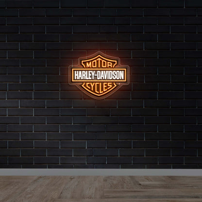 HARLEY DAVIDSON - Premium Neon Artwork