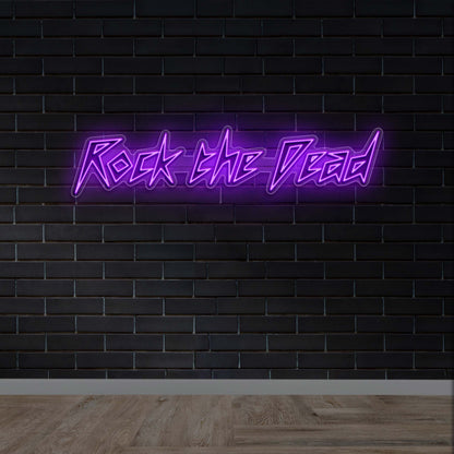 Rock the Dead - Premium Neon Artwork