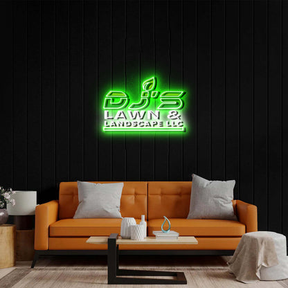DJ's Lawn & Landscape LLC - Premium Neon Artwork