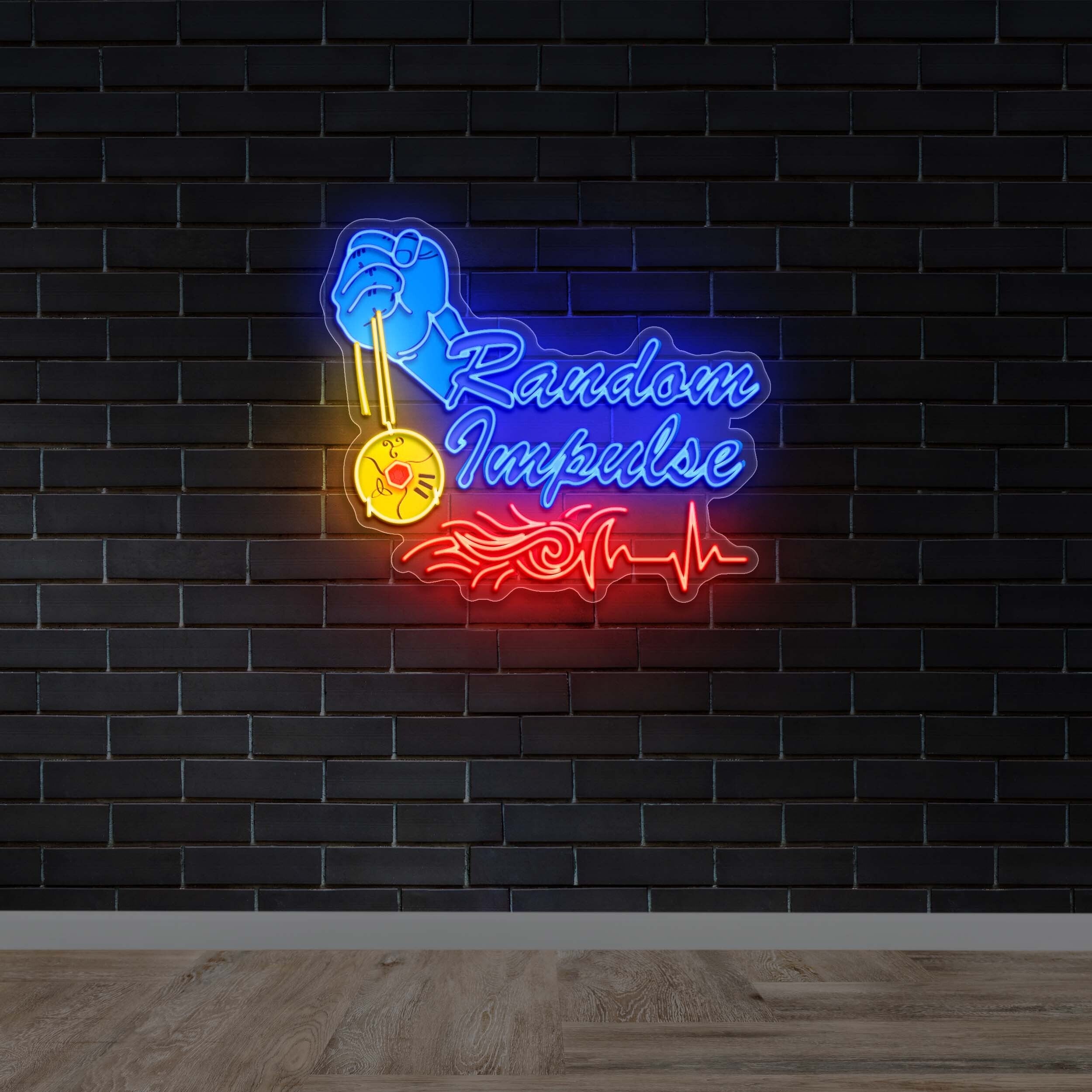 Random Impulse - Premium Neon Artwork