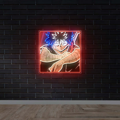 Hiei - Premium Neon Artwork