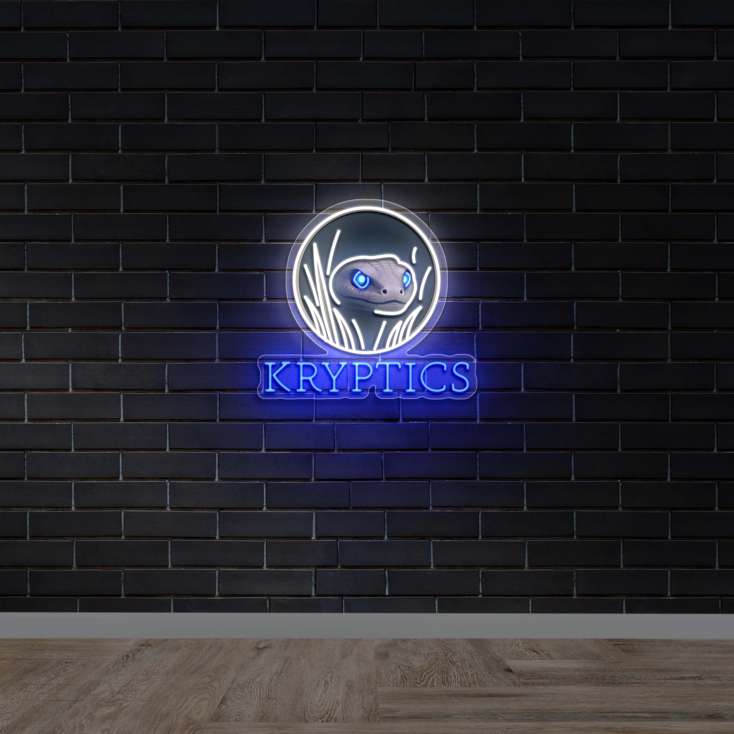 KRYPTICS - Premium Neon Artwork
