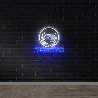 KRYPTICS - Premium Neon Artwork