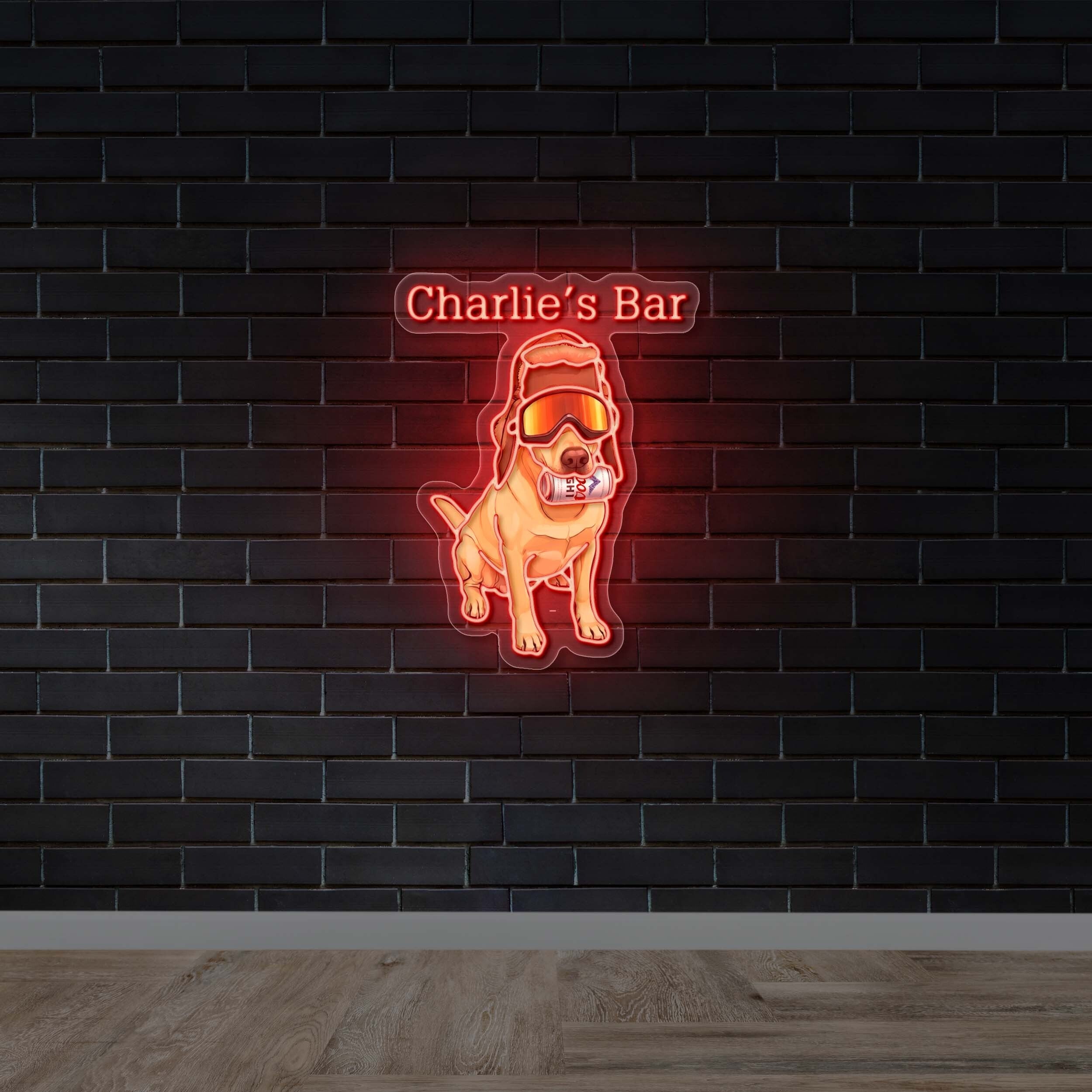 Charlie's Bar - Premium Neon Artwork