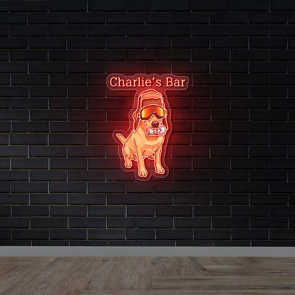 Charlie's Bar - Premium Neon Artwork