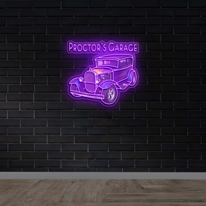 Proctor’s Garage - Premium Neon Artwork