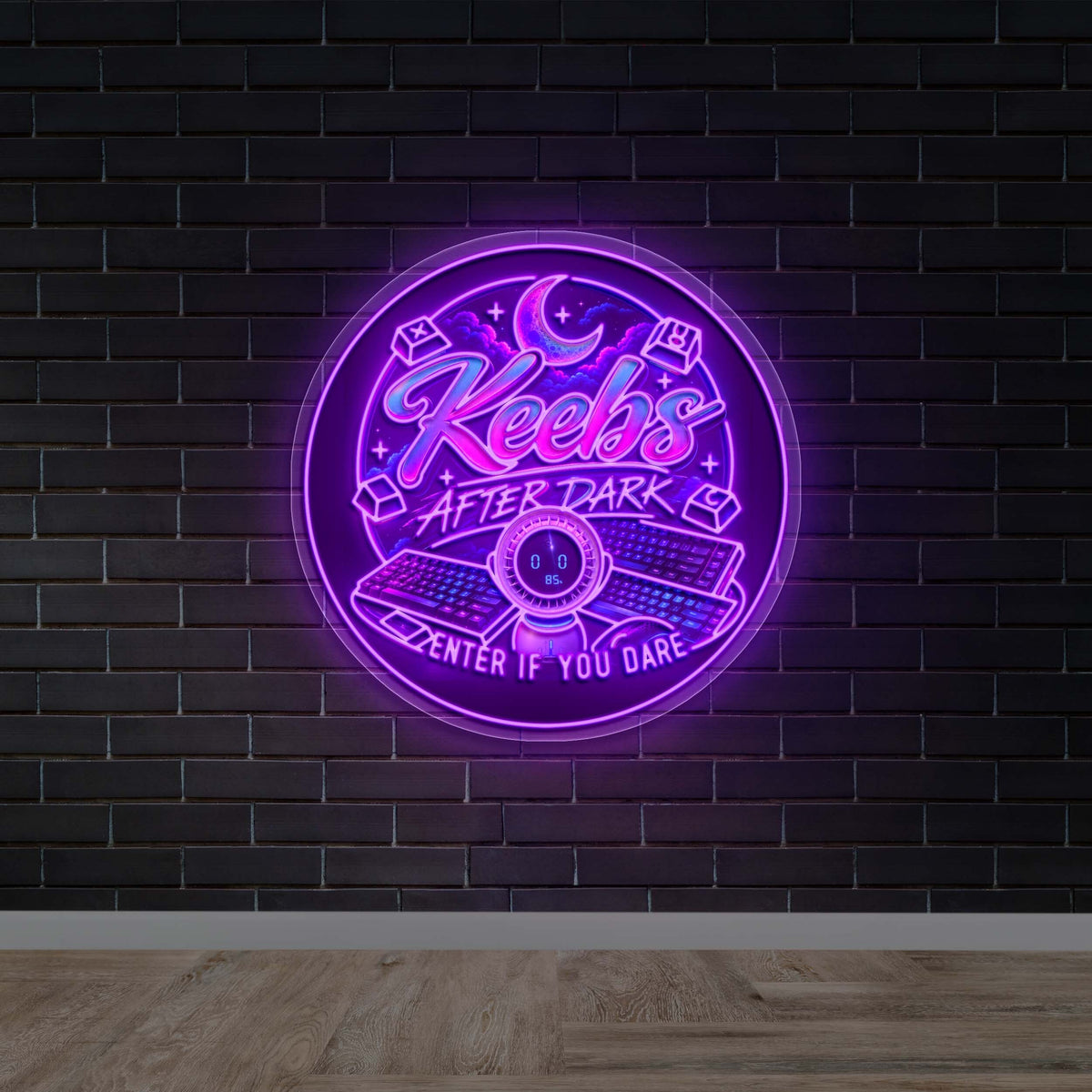 Keebs After Dark - Premium Neon Artwork