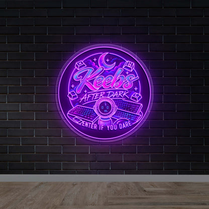 Keebs After Dark - Premium Neon Artwork