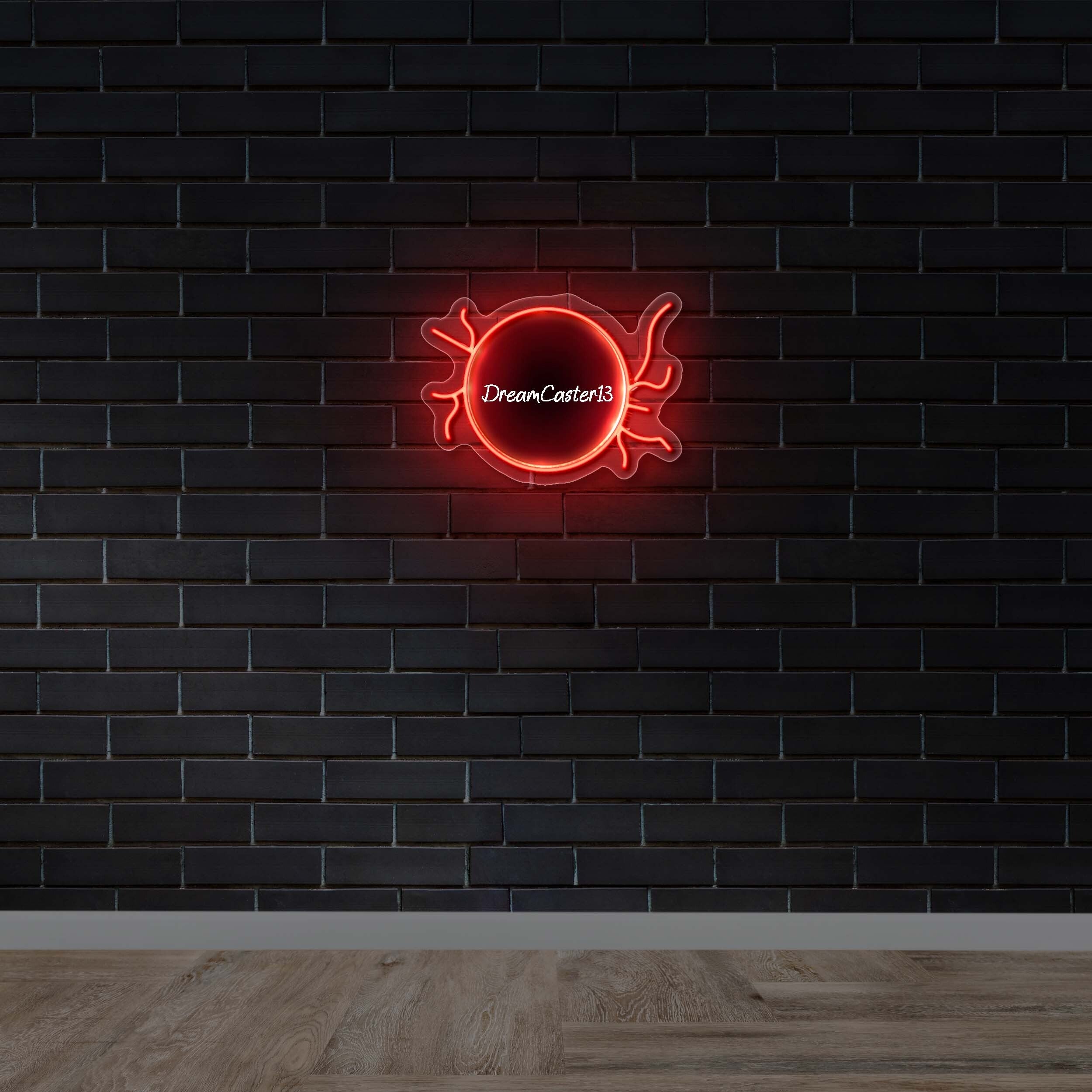 DreamCaster13 Orb - Premium Neon Artwork