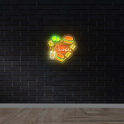 Chick-fil-A - Premium Neon Artwork