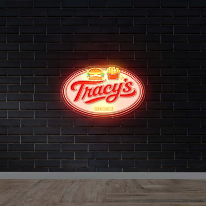 Tracy's - Premium Neon Artwork