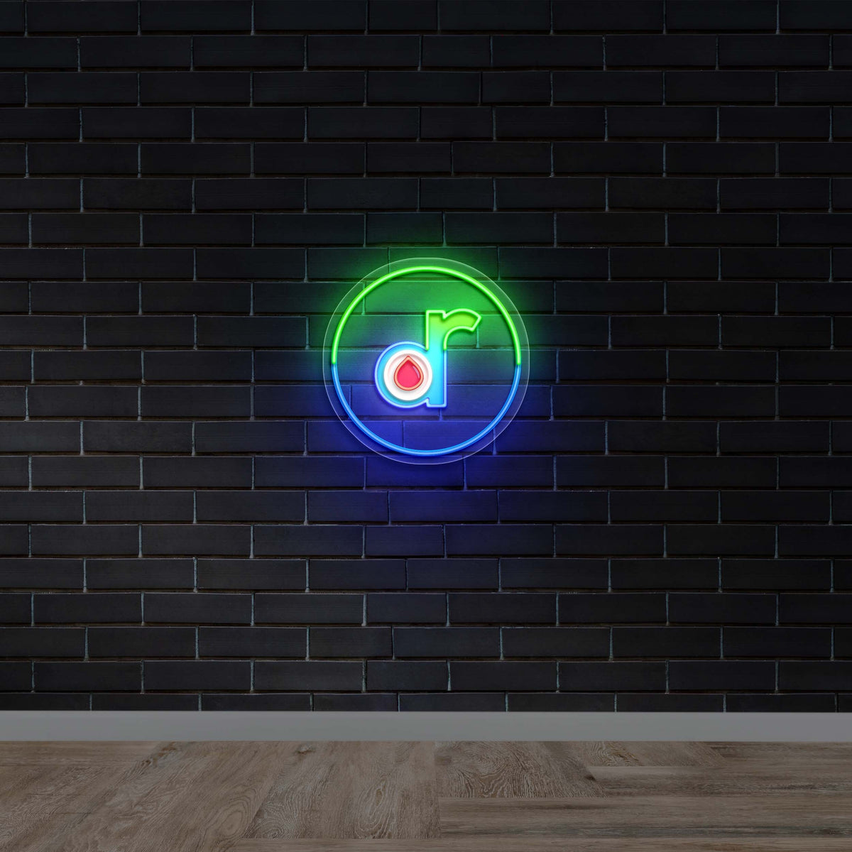 dr Logo - Premium Neon Artwork