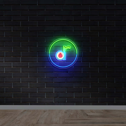 dr Logo - Premium Neon Artwork