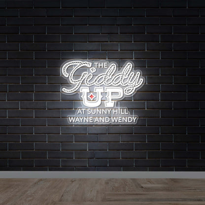 The Giddy UP - Premium Neon Artwork