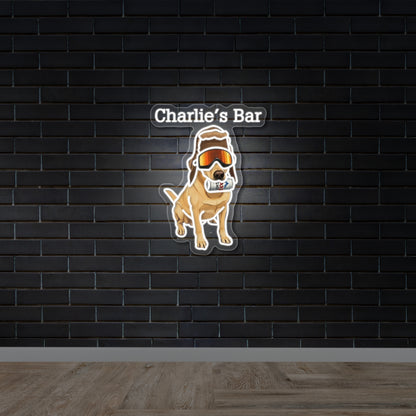 Charlie's Bar - Premium Neon Artwork