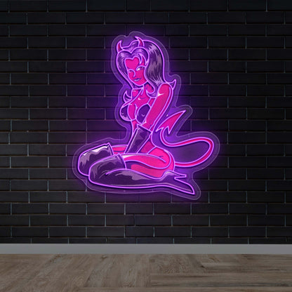 World Built Off Sin – Premium Neon Artwork