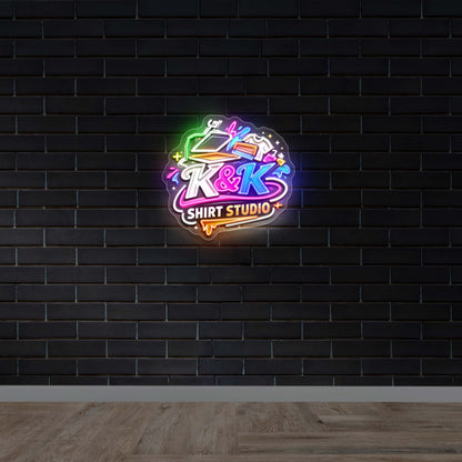 K&K Shirt Studio - Premium Neon Artwork