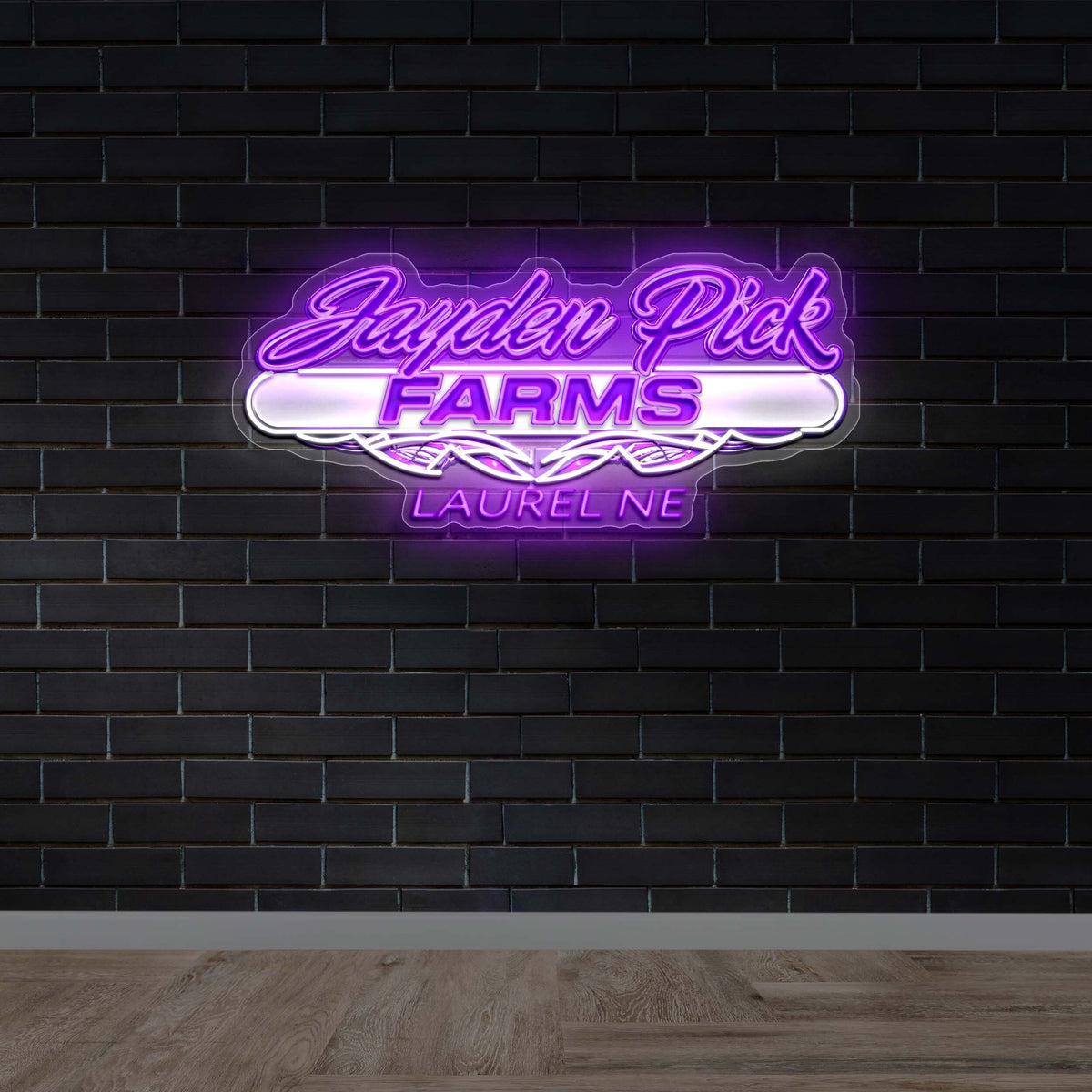 Hayden Pick Farms Laurel NE - Premium Neon Artwork