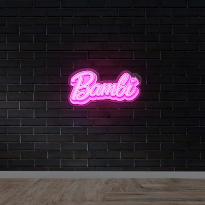 BAMBI - Premium Neon Artwork