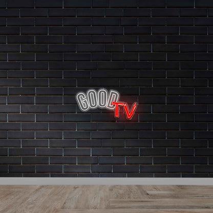 GOOD TV - Premium Neon Artwork