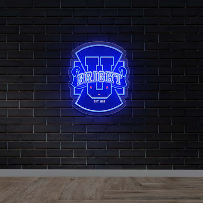 BRIGHT U - Premium Neon Artwork