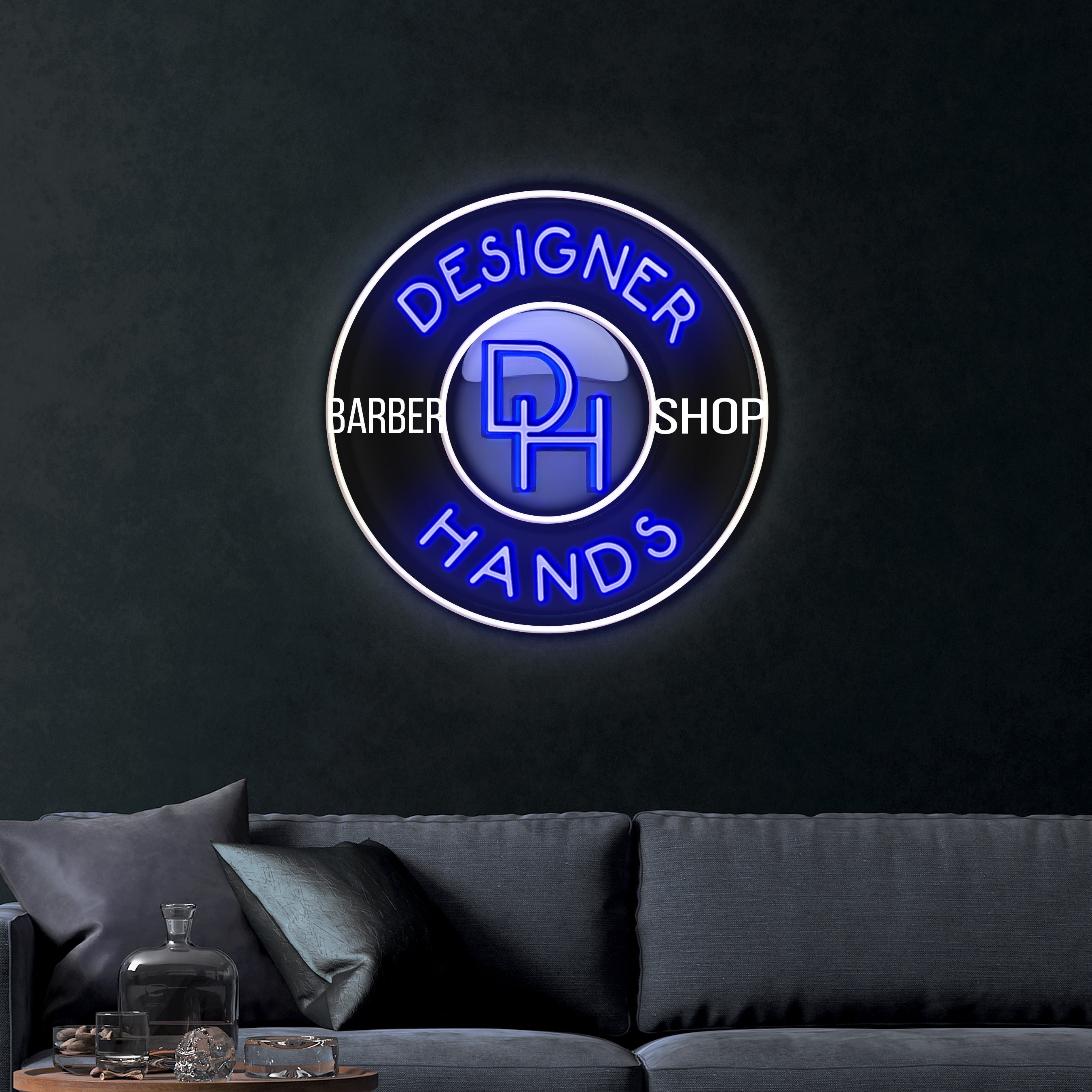 Designer Hands – Premium Neon Artwork