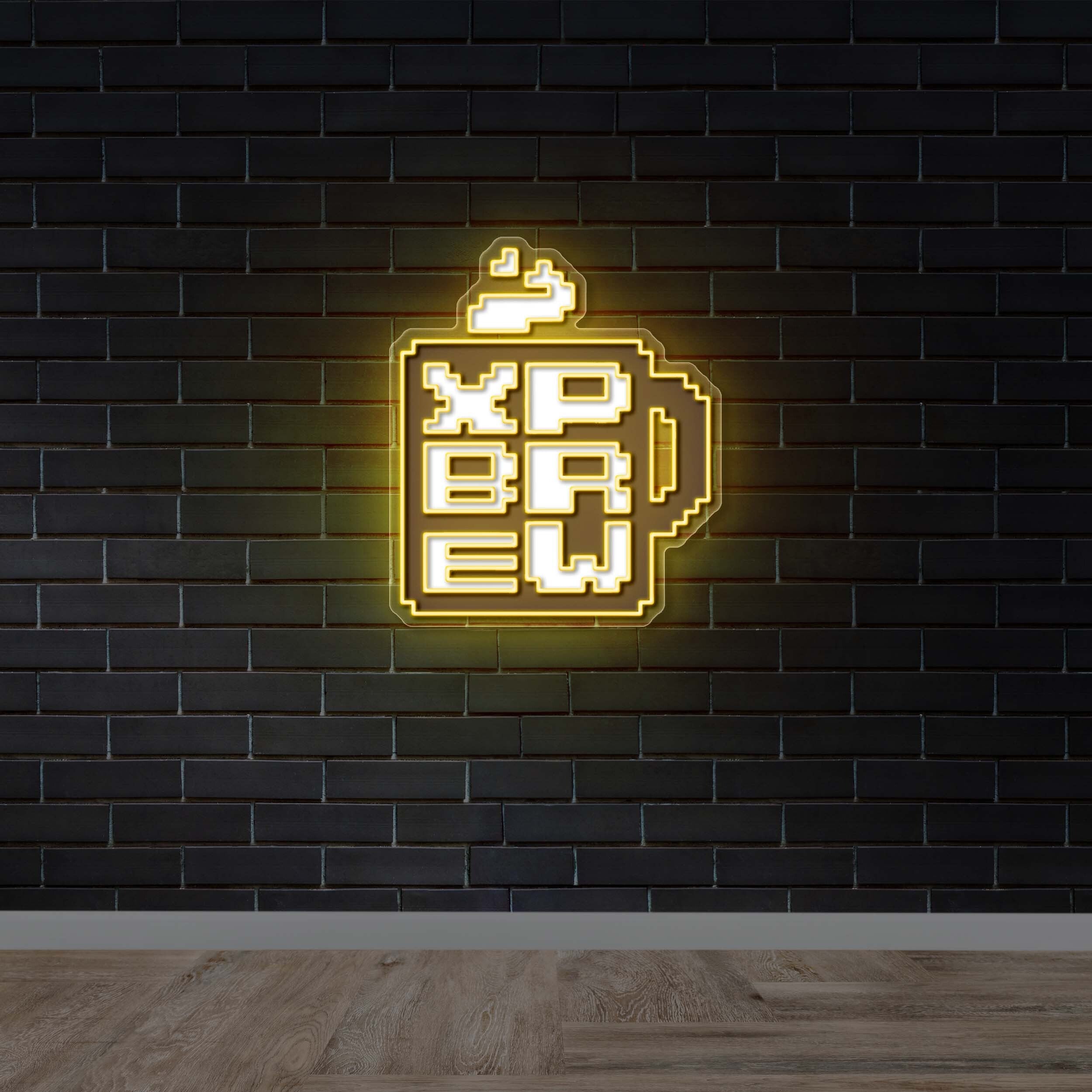 XP Brew - Premium Neon Artwork