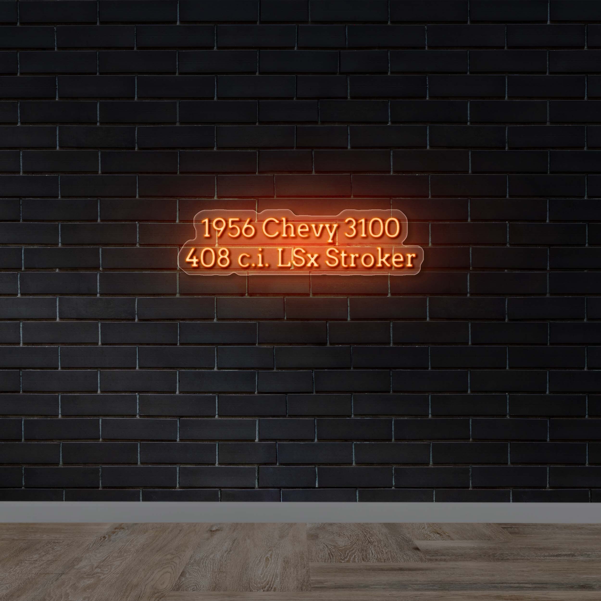 1956 Chevy 3100 -  Premium Neon Artwork