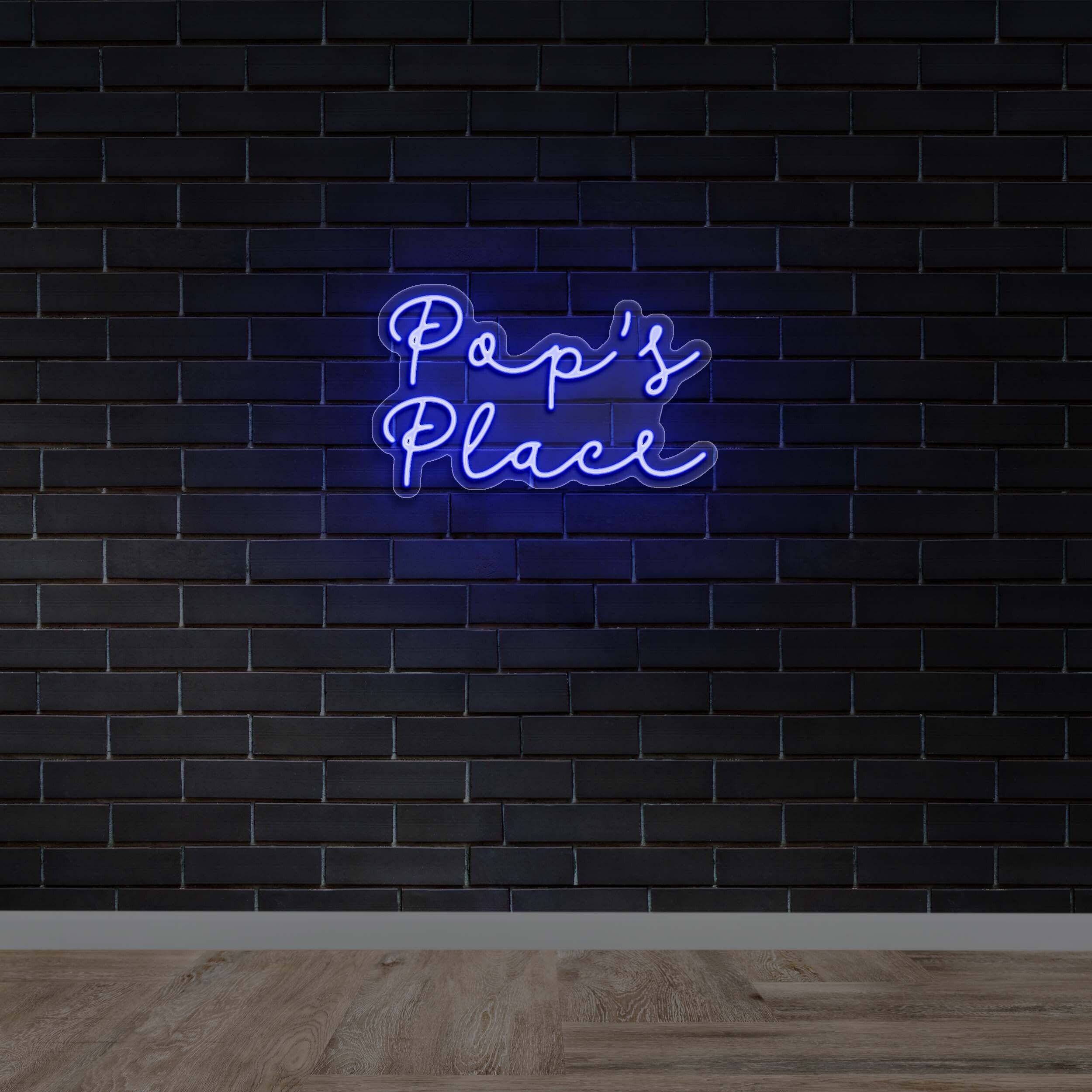 Pop's Place - Premium Neon Artwork