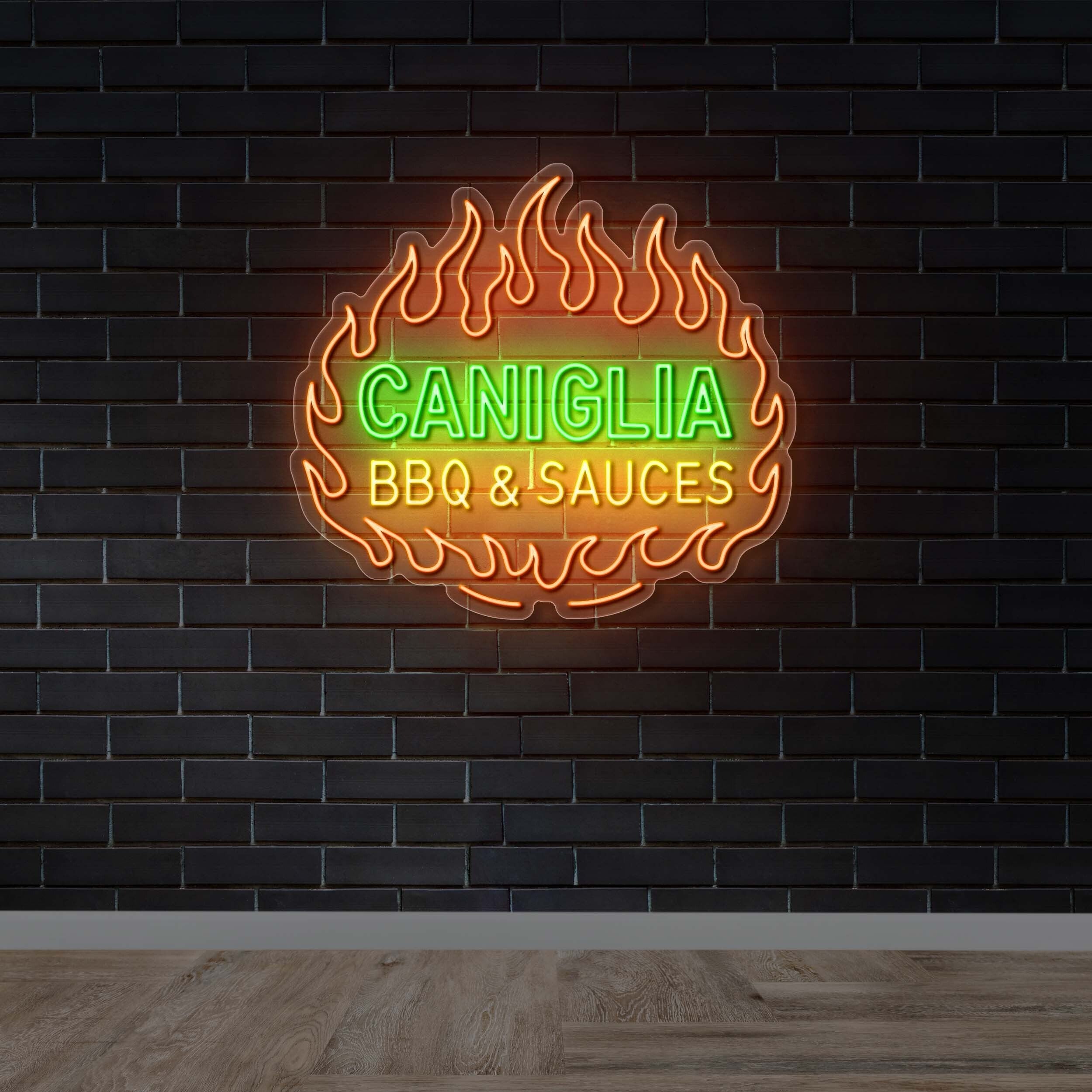 Caniglia BBQ & Sauces - Premium Neon Artwork