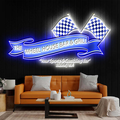 THE WHEELHOUSE BAR & GRILL - Premium Neon Artwork