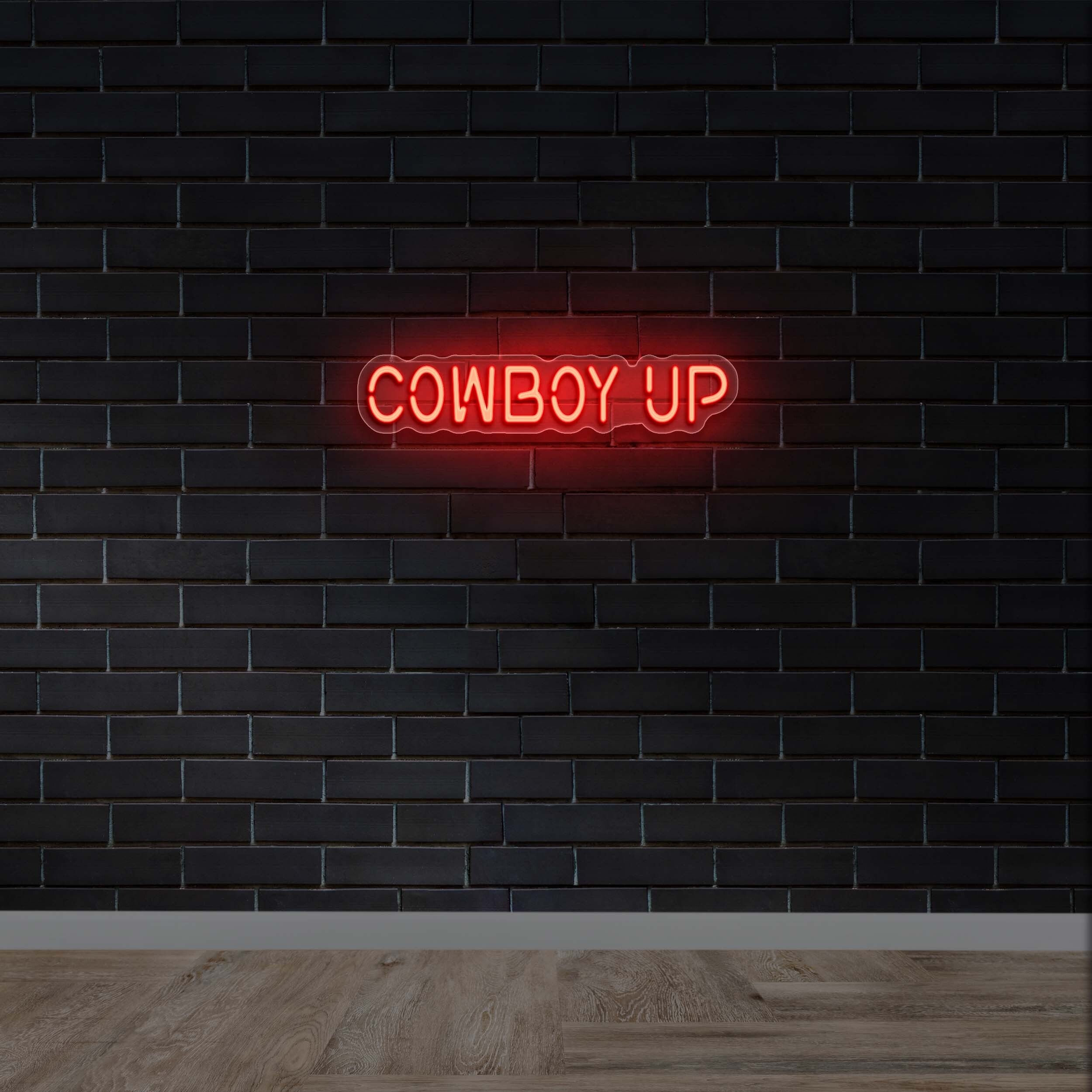 COWBOY UP - Premium Neon Artwork