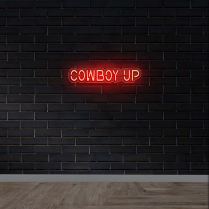 COWBOY UP - Premium Neon Artwork