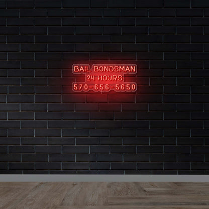 BAIL BONDSMAN - Premium Neon Artwork