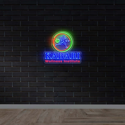 Kabari Wellness Institute - Premium Neon Artwork