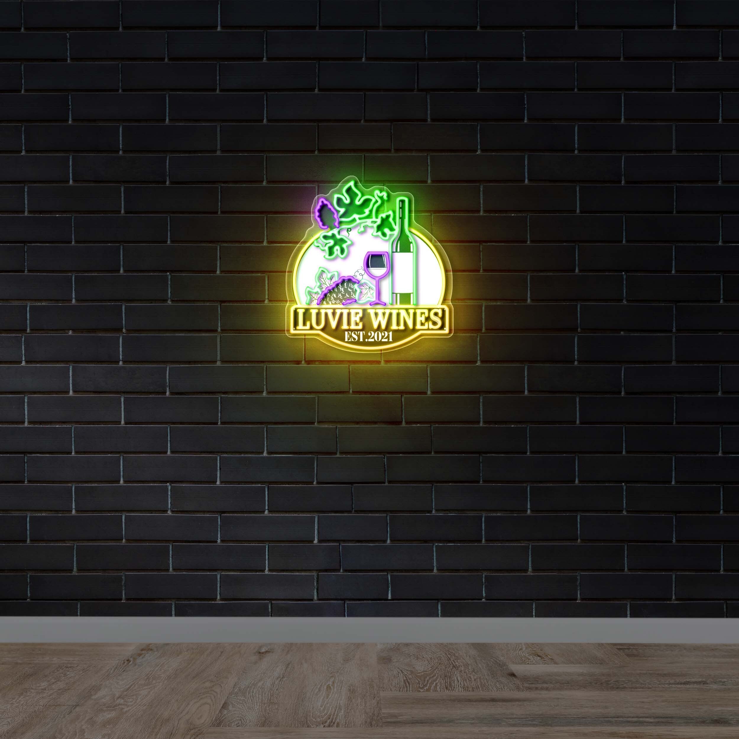 LUVIE WINES  - Premium Neon Artwork