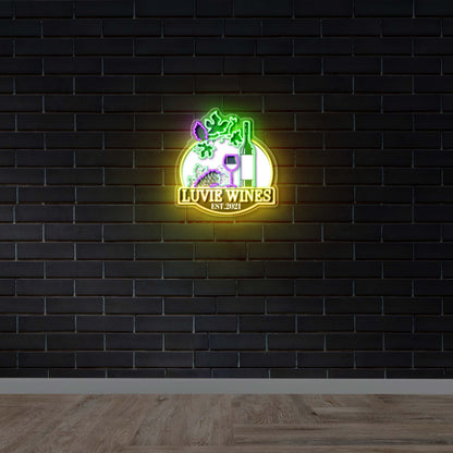 LUVIE WINES  - Premium Neon Artwork
