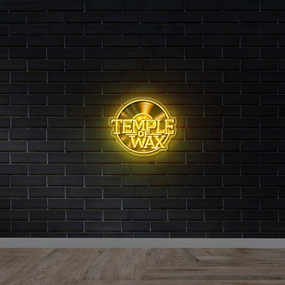 Temple Of Wax - Premium Neon Artwork
