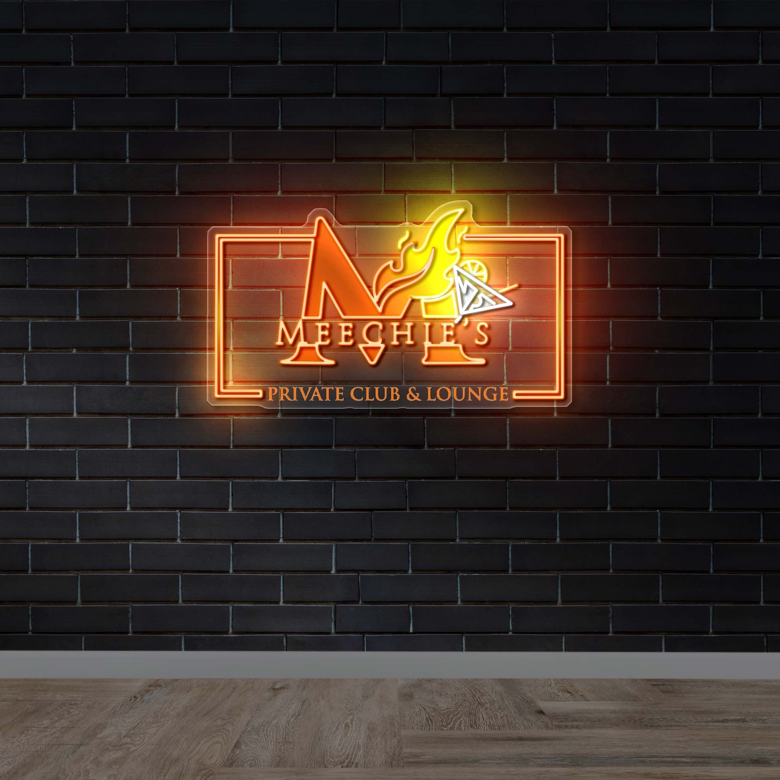 Meechie’s Private Club and Lounge - Premium Neon Artwork