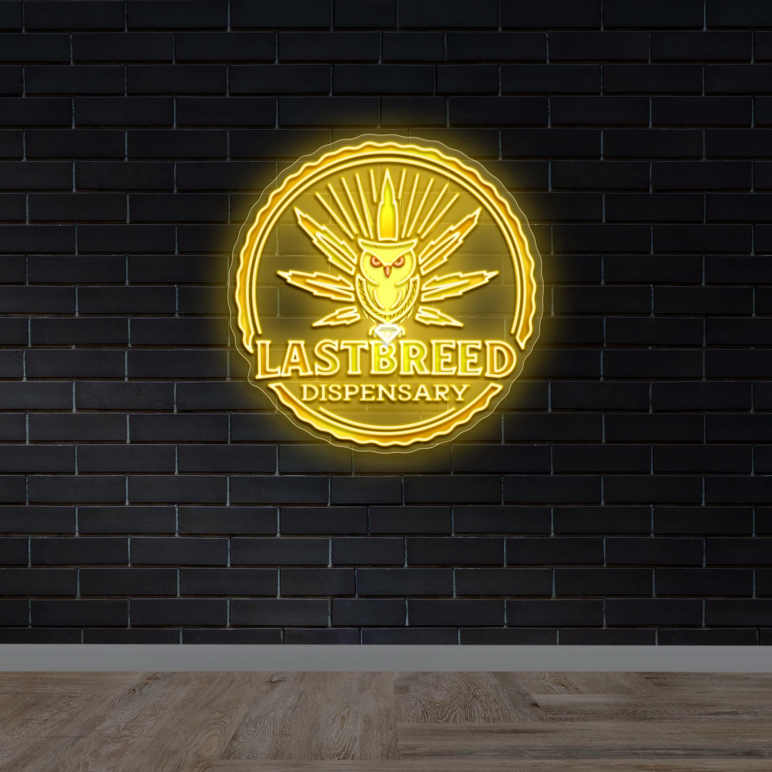 LASTBREED DISPENSARY | Circular Version - Premium Neon Artwork