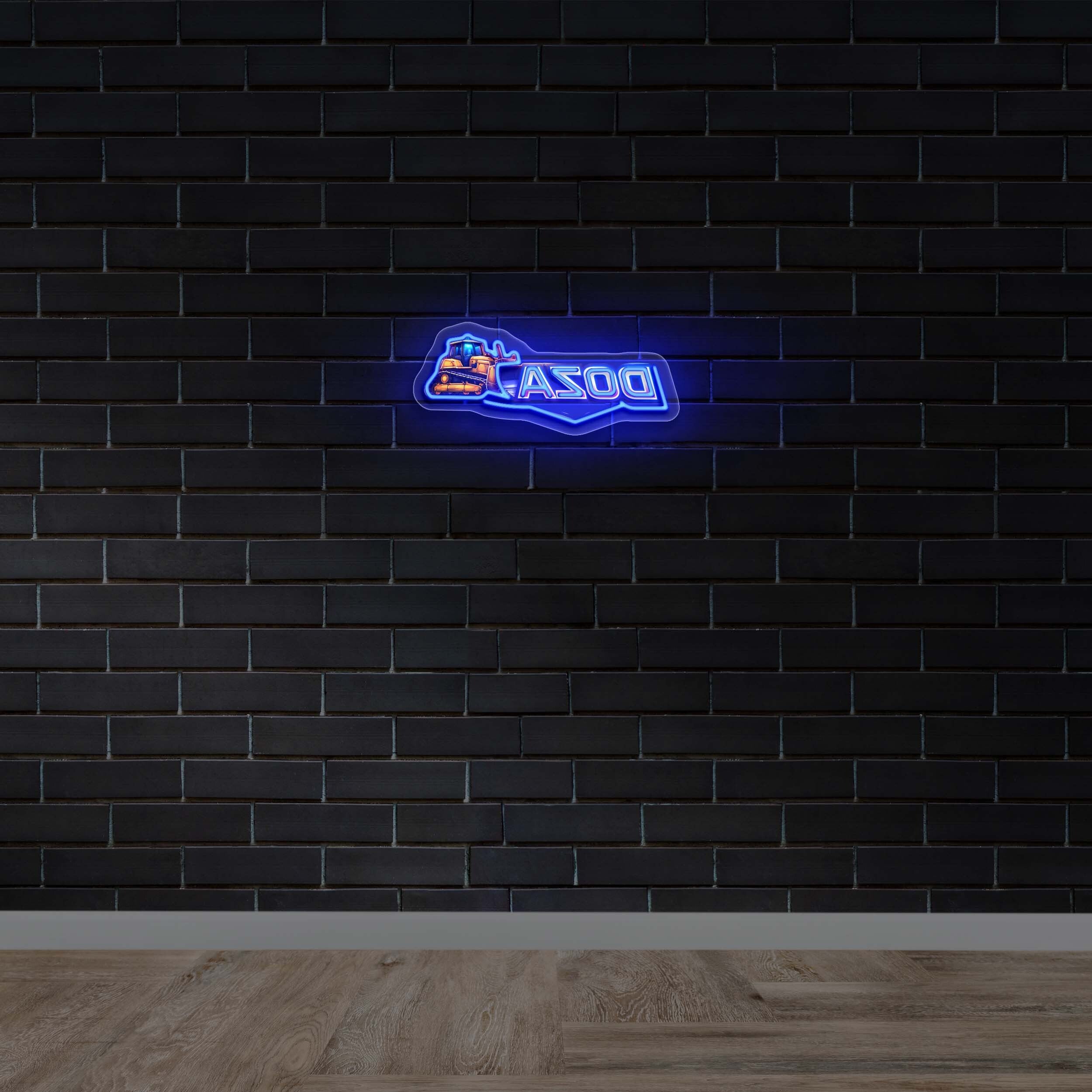DOZA | Mirrored Version - Premium Neon Artwork